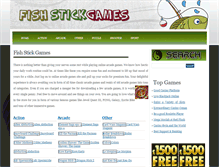 Tablet Screenshot of fishstickgames.com
